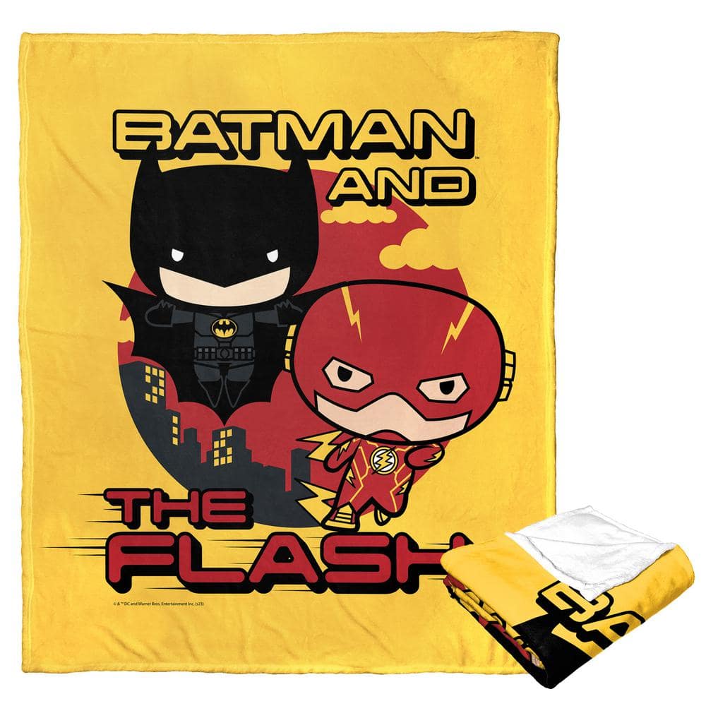 THE NORTHWEST GROUP Wb The Flash Batman And Flash Silk Touch Multi-Colored Throw