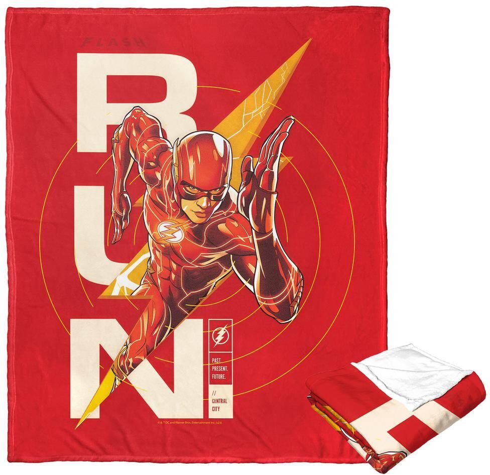 THE NORTHWEST GROUP Wb The Flash Run Silk Touch Multi-Colored Throw