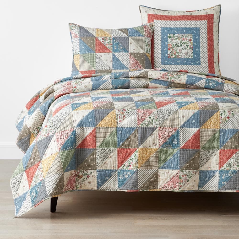 The Company Store Sophie Multi King Cotton Quilt