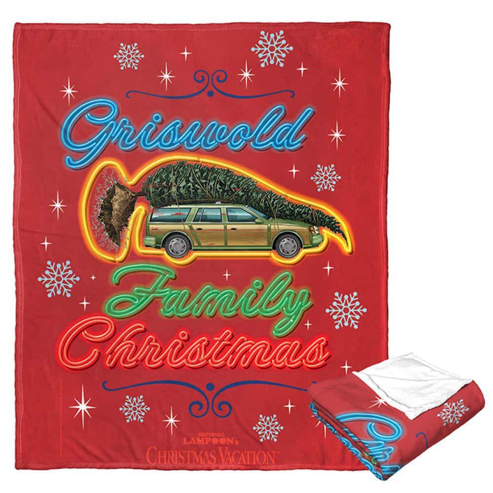 THE NORTHWEST GROUP Wb Wb100 Griswold Christmas Silk Touch Multi-Colored Throw