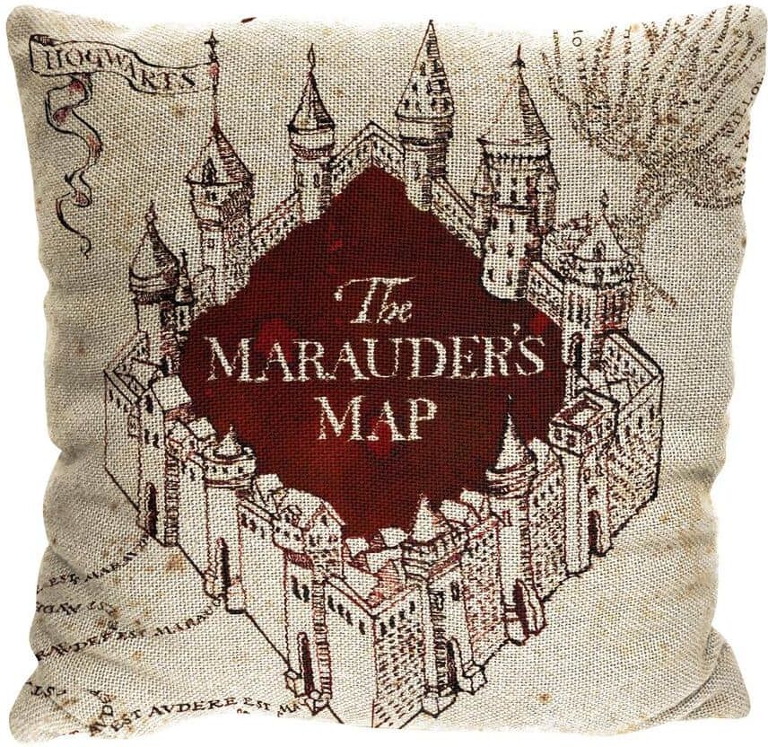 THE NORTHWEST GROUP Harry Potter Marauders Map 2Pk Double Sided Jacquard Pillow