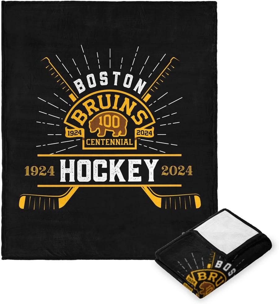 THE NORTHWEST GROUP 100th Anniv Fanatic Bruins Silk Touch Throw