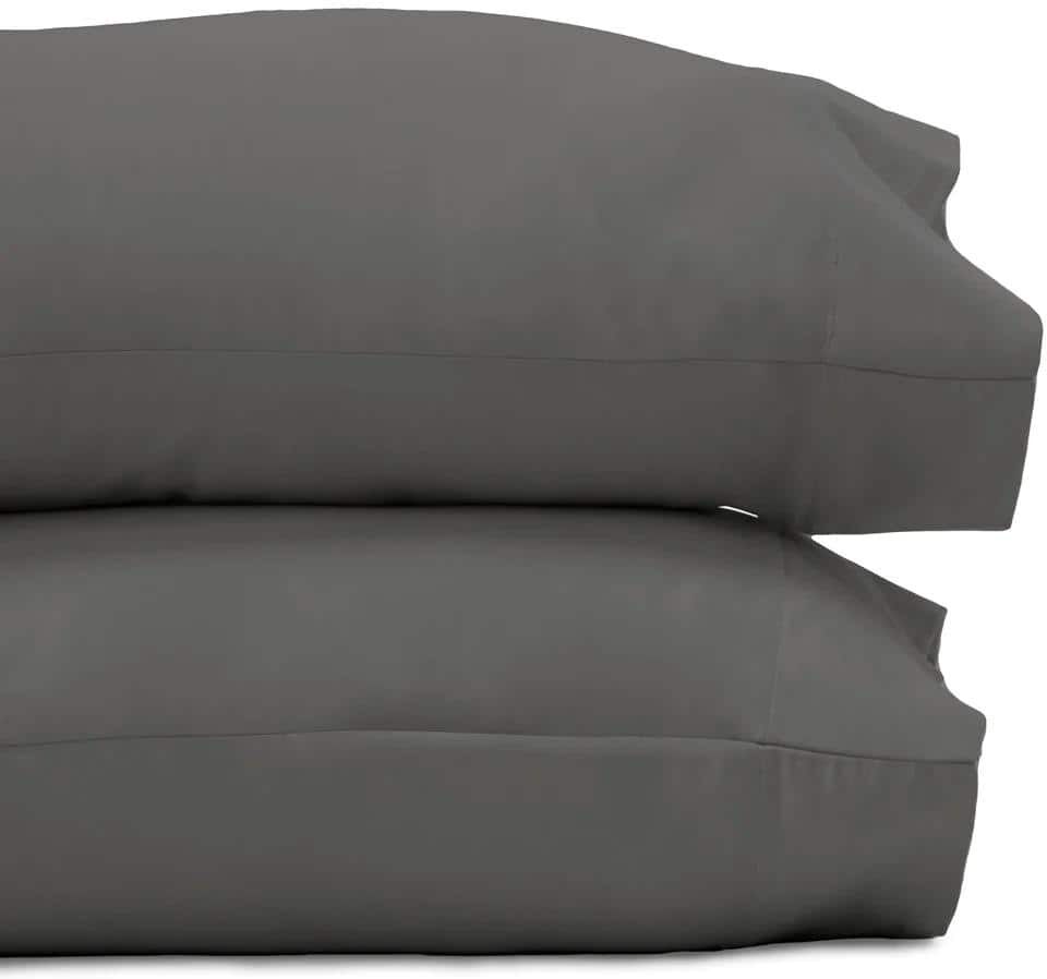 Jennifer Adams Slate Bamboo King Pillowcases (Set of 2)