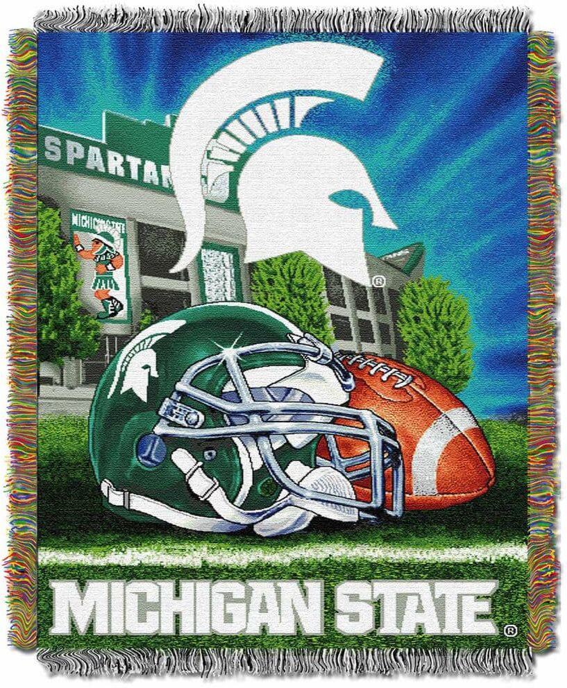 THE NORTHWEST GROUP Michigan State University Polyester Throw Blanket