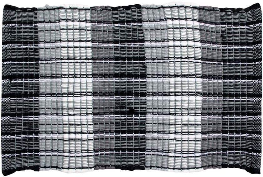 Better Trends 13 in. x 19 in. 100% Cotton Cottage Plaid Collection Gray Soft and Heat-Resistant for Dining Table(Set of 4)