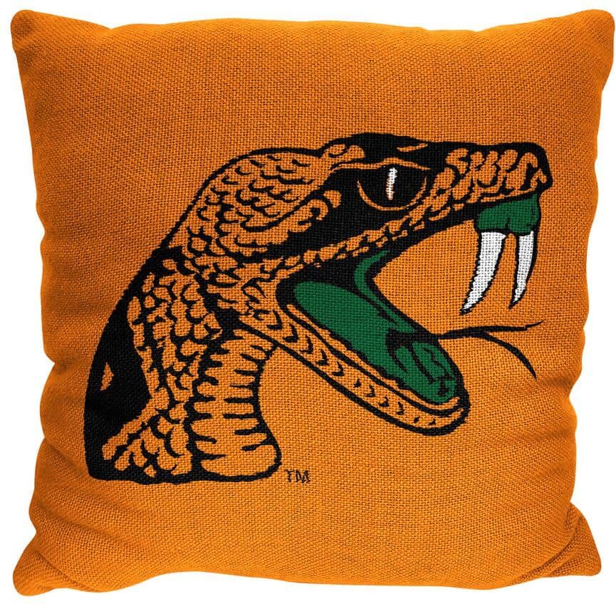 THE NORTHWEST GROUP NCAA Homage Florida A&M 2Pk Double Sided Jacquard Throw Pillow