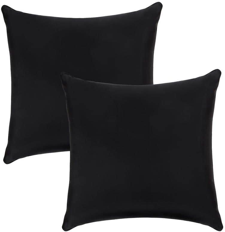 A1 Home Collections A1HC Waterproof Onyx 22 in. x 22 in. Outdoor Throw Pillow Covers (Set of 2)