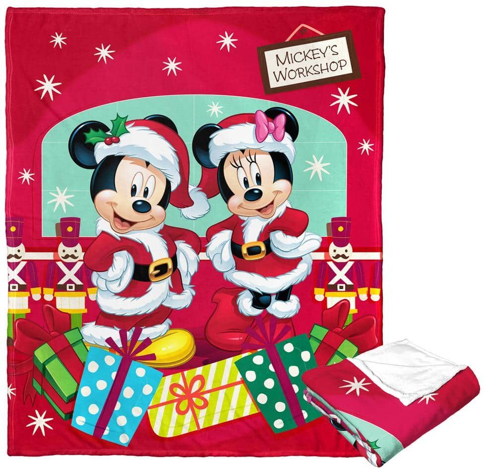 THE NORTHWEST GROUP Mickey Mouse Mickey Workshop Silk Touch Multi-Colored Throw Blanket