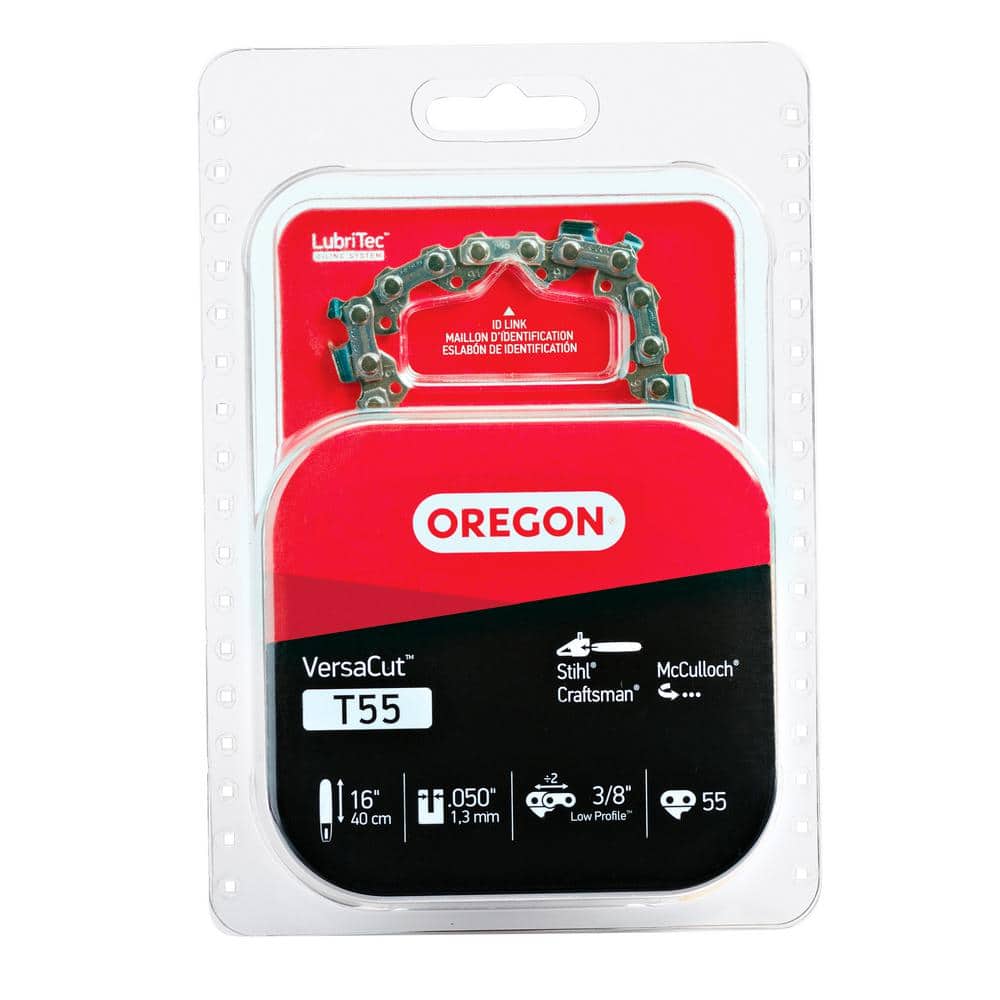 Oregon T55 Chainsaw Chain for 16 in. Bar Fits Stihl, Craftsman, McCulloch, Pouland Wen and others