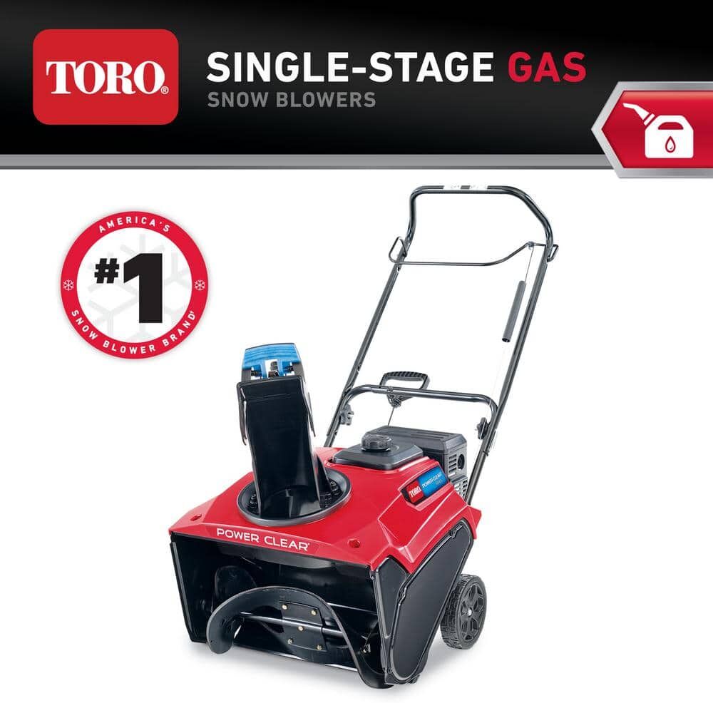 Toro Power Clear 721 E 21 in. 212 cc Single-Stage Self Propelled Electric Start Gas Snow Blower