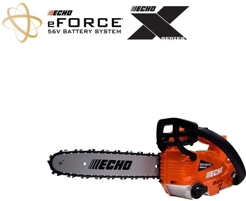 ECHO eFORCE 12 in. 56V X Series Cordless Battery Top Handle Chainsaw with SpeedCut Nano 80TXL Cutting System (Tool Only)