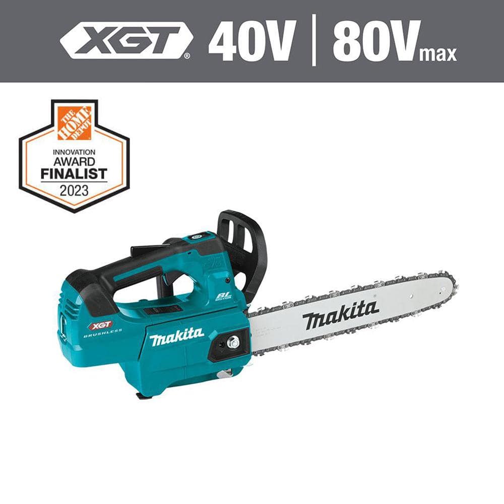 Makita XGT 14 in. 40V max Brushless Battery Top Handle Electric Chainsaw (Tool Only)