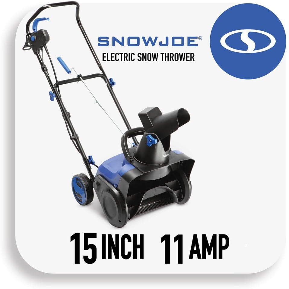 Snow Joe 15 in. 11 Amp Single-Stage Electric Snow Blower