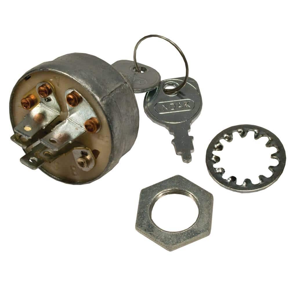 STENS New Ignition Switch for AYP 583731001, 2683R, Toro 103990, Ignition Type Battery, No Of Positions 3
