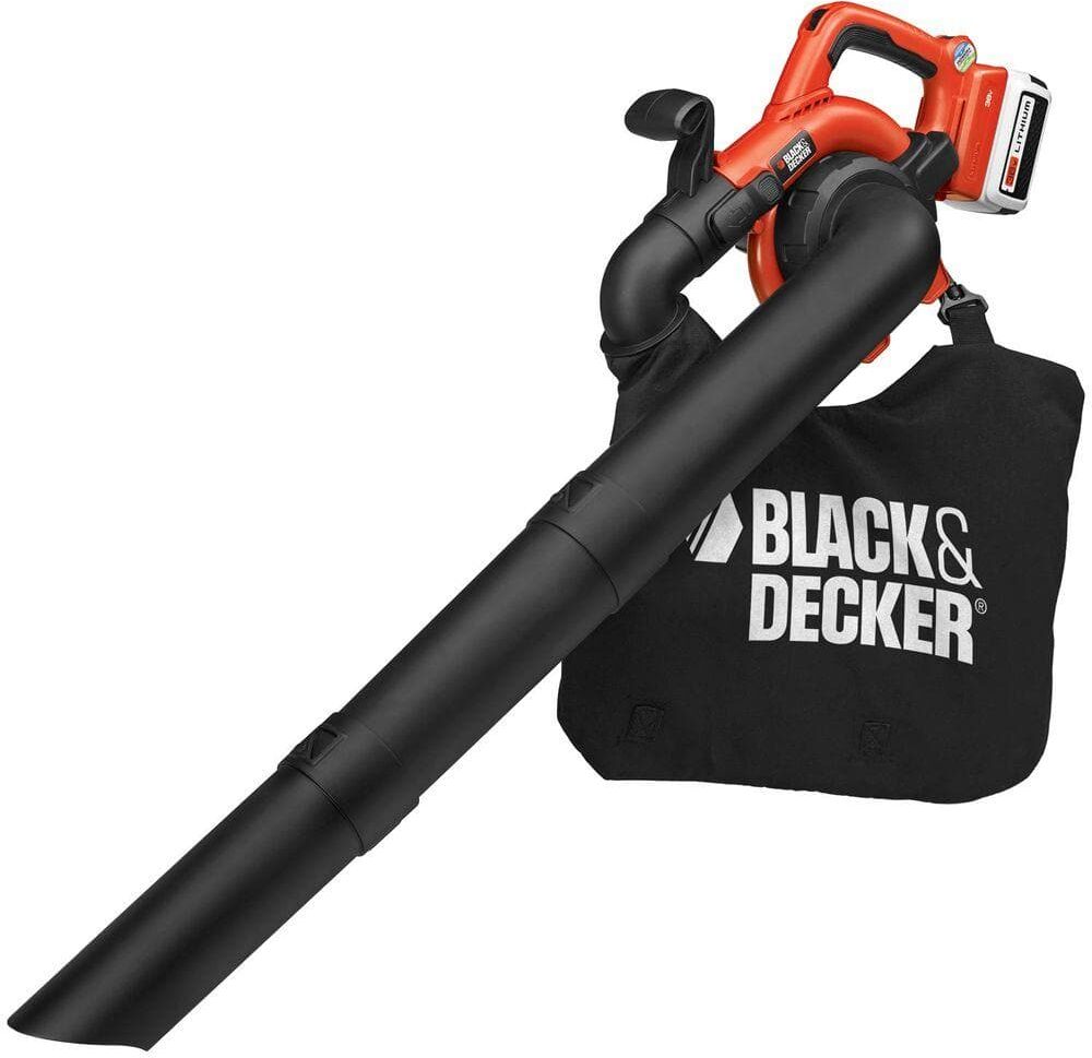 Black & Decker 40V MAX 120 MPH 90 CFM Cordless Battery Powered Handheld Leaf Blower & Vacuum Kit with (1) 1.5Ah Battery & Charger