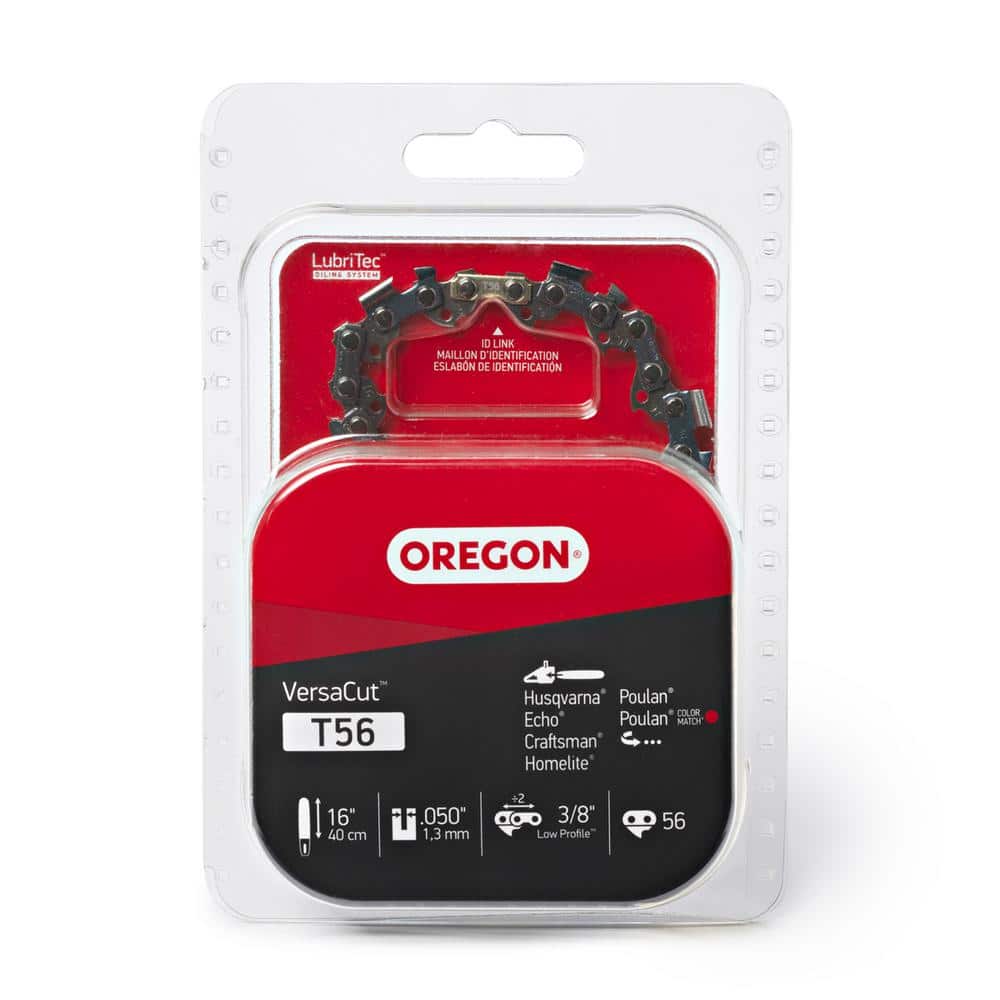 Oregon T56 Chainsaw Chain for 16 in. Bar Fits Makita, Echo, Husqvarna, Craftsman, Poulan and more