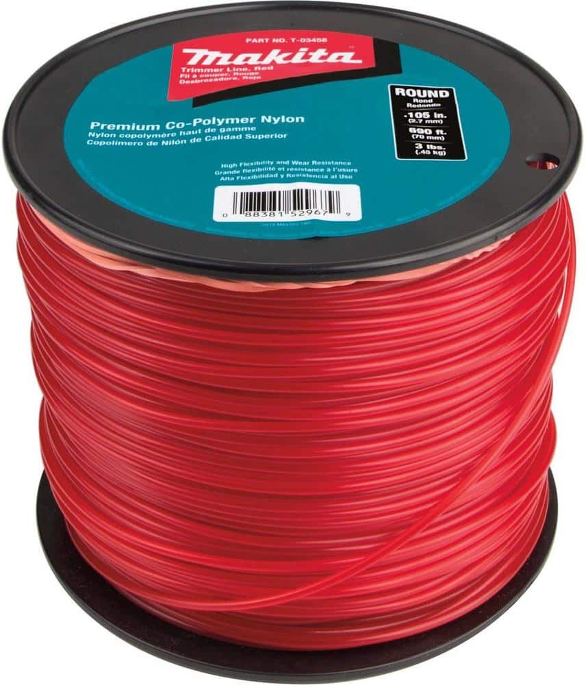 Makita 3 lbs. 0.105 x 690 Round Trimmer Line in Red