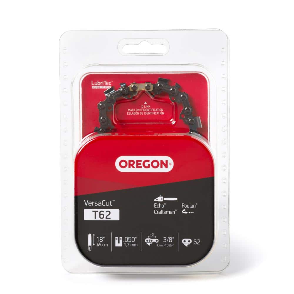 Oregon T62 Chainsaw Chain for 16 in. Bar Fits Husqvarna, Echo, Poulan, Craftsman, Homelite and more