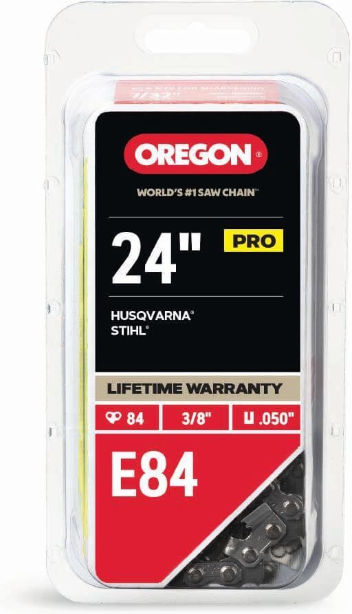 Oregon E84 Chainsaw Chain for 24in. Bar Fits Echo, Husqvarna, Stihl and Efco models