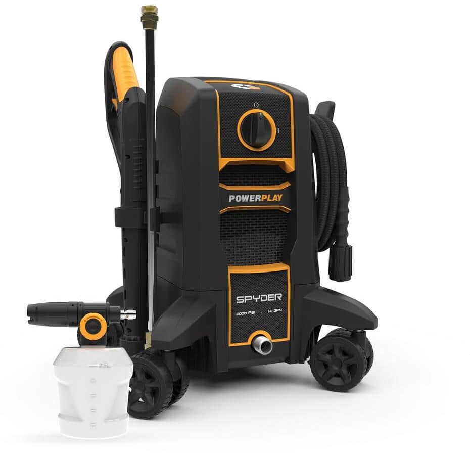 Powerplay SPYDER 2000 PSI 1.4 GPM Cold Water Electric Pressure Washer