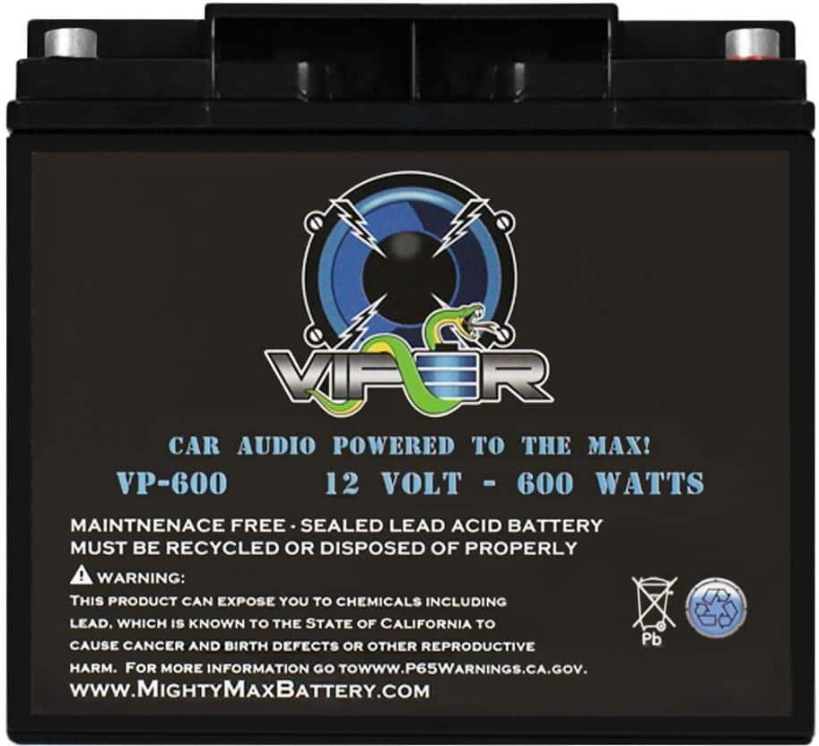 MIGHTY MAX BATTERY Viper VP-600 600 Watt Car Audio Battery for PHOENIX Gold 400.2