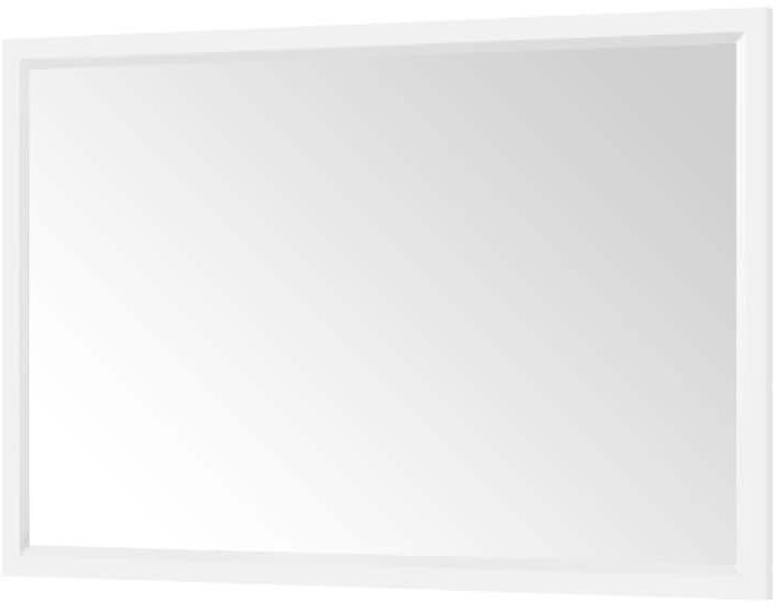 Home Decorators Collection Rockleigh 46 in. W x 30 in. H Rectangular Framed Wall Mount Bathroom Vanity Mirror in White