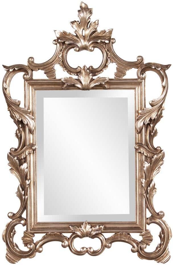 Marley Forrest Medium Rectangle Antique Champagne Silver Leaf Beveled Glass Classic Mirror (32 in. H x 20 in. W)