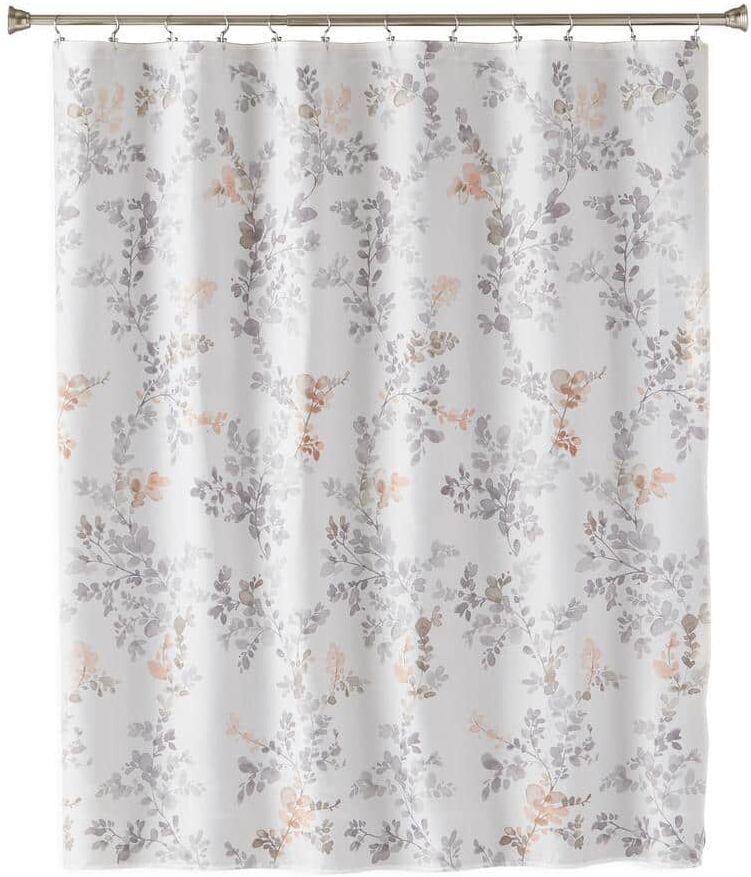 SKL Home Greenhouse Leaves 72 in. Multi Shower Curtain