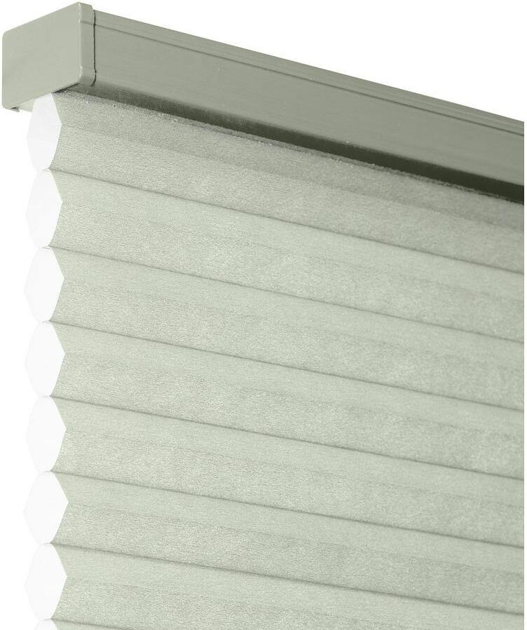 Chicology Cut-to-Size Pebble Grey Cordless Light Filtering Insulating Polyester Cellular Shade 59.75 in. W x 48 in. L