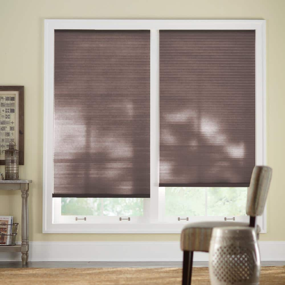 Home Decorators Collection Chocolate Cordless Light Filtering Cellular Shades  - 49.125 in. W x 64 in. L (Actual Size 48.875 in. W x 64 in. L)