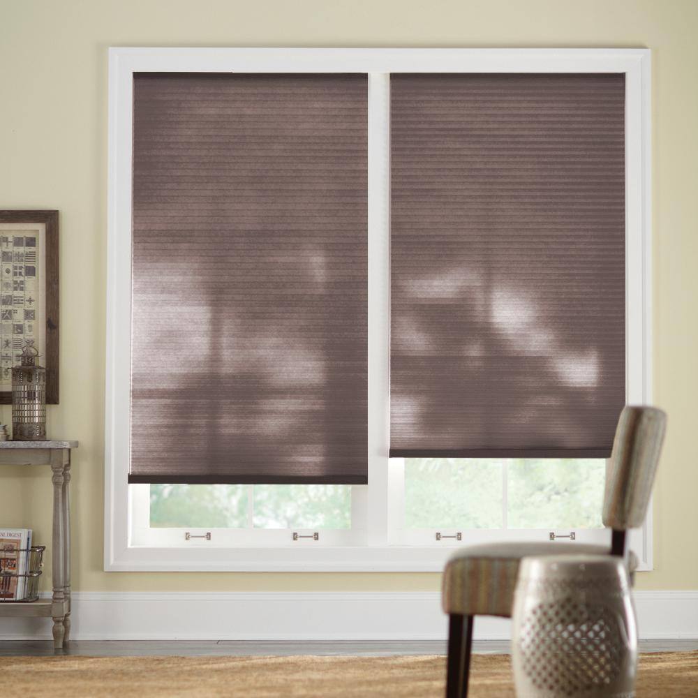 Home Decorators Collection Chocolate Cordless Light Filtering Cellular Shades  - 67.875 in. W x 64 in. L (Actual Size 67.625 in. W x 64 in. L)