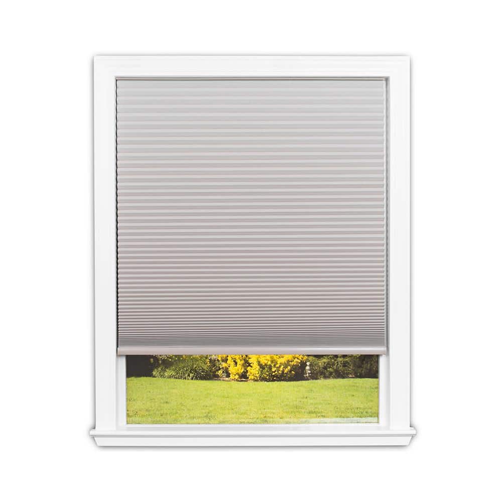 Redi Shade Easy Lift Cut-to-Size Natural Cordless Blackout Cellular Fabric Shade 36 in. W x 64 in. L