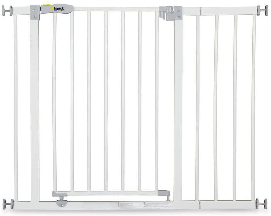 Open and Stop Pressure Mounted Fit Baby Safety Gate with 8 in. Extension