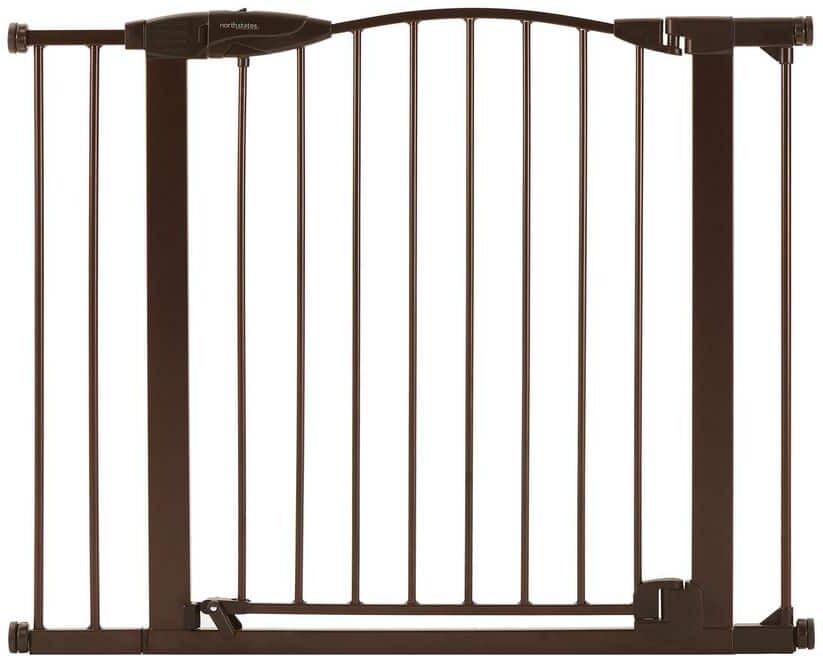 TODDLEROO BY NORTH STATES Stone Arch Auto-Close 30 in Child Safety Gate