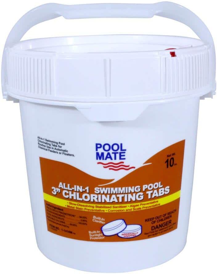 Pool Mate 10 lb. Pool All-in-1 3 in. Chlorinating Tablets