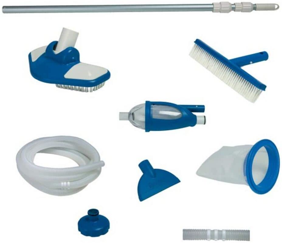 Intex Deluxe Cleaning Maintenance Swimming Pool Kit with Vacuum and Pole