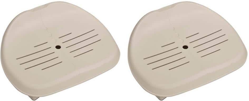 Intex Removable Slip-Resistant Seat for Inflatable Pure Spa Hot Tub Pool (2-Pack)