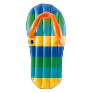 Blue Wave Beach Striped Flip Flop 71 in. Inflatable Pool Float
