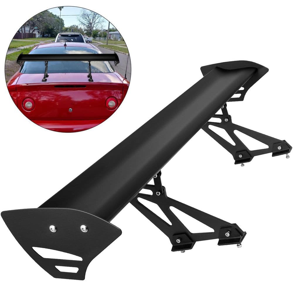 VEVOR Universal GT Wing Spoiler 43.3 in. Lightweight Aluminum Single Deck JG137-2 Adjustable Angel Single Deck