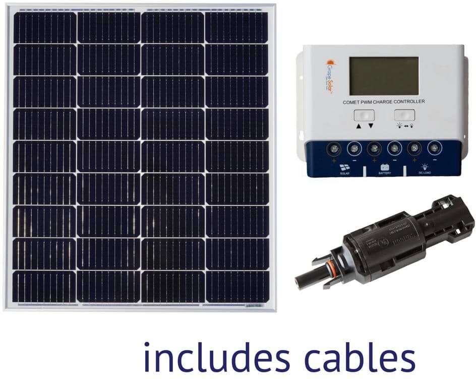 Grape Solar 100-Watt Off-Grid Solar Panel Kit