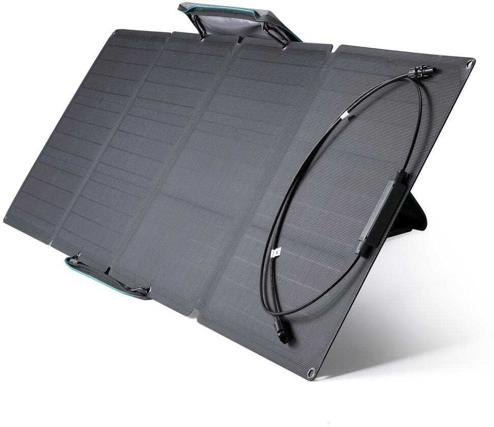 EcoFlow 110-Watt Portable Solar Panel, Foldable Solar Charger Chainable for Power Station /Generator, Waterproof for Outdoors