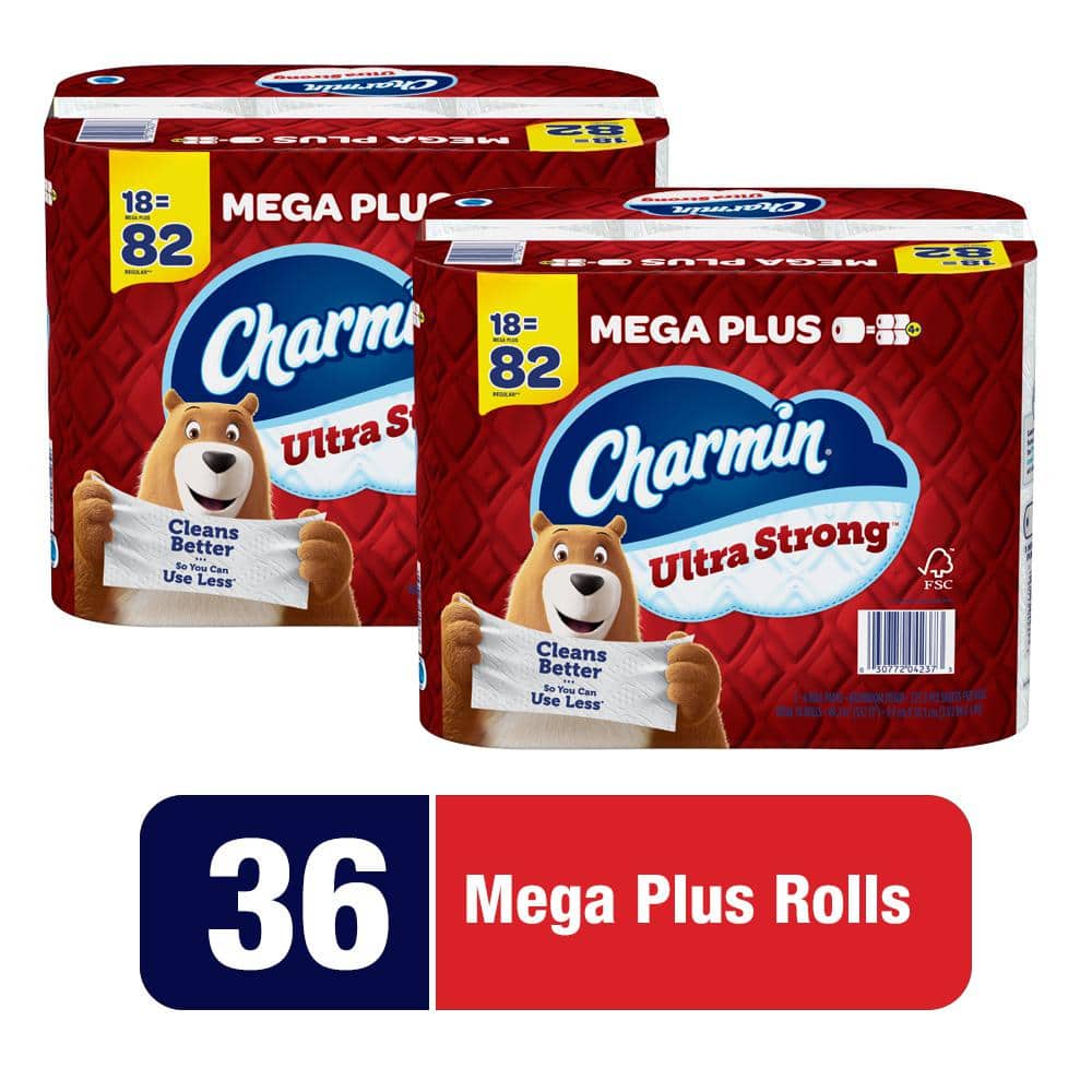 Charmin Ultra Strong Toilet Paper (36 Mega Plus Rolls)