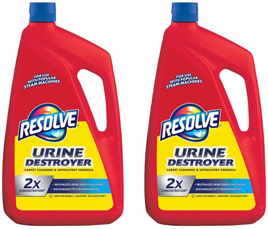 Resolve 96 oz. Pet Urine Destroyer and Odor Remover Carpet Steam Cleaner (2-Pack)