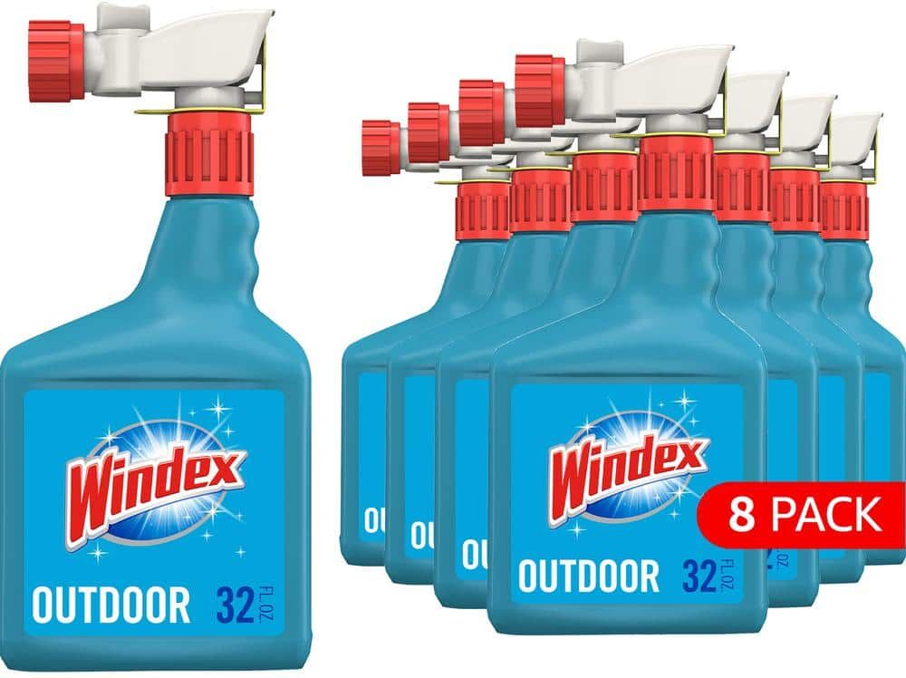 Windex 32 fl oz Blue Bottle Outdoor Sprayer (8-Pack)