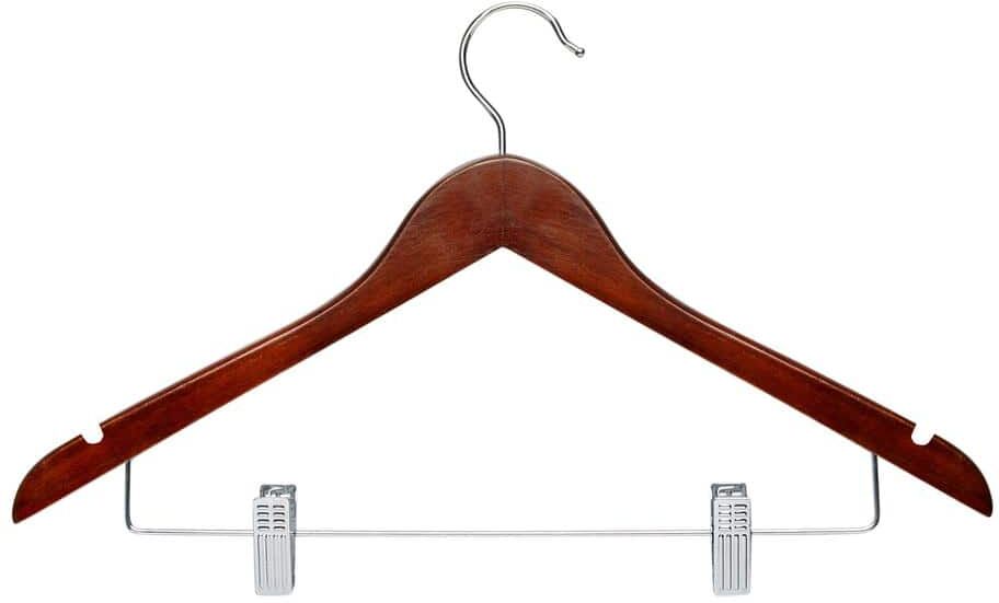 Honey-Can-Do Brown Cherry Hangers 12-Pack