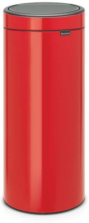 Brabantia 8 Gal. Touch Top Trash Can in Passion Red