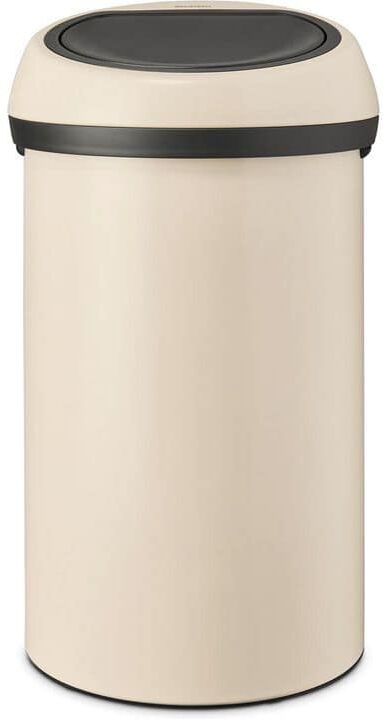 Brabantia Touch Top Trash Can, 16 Gal. (60 l) - Soft Beige