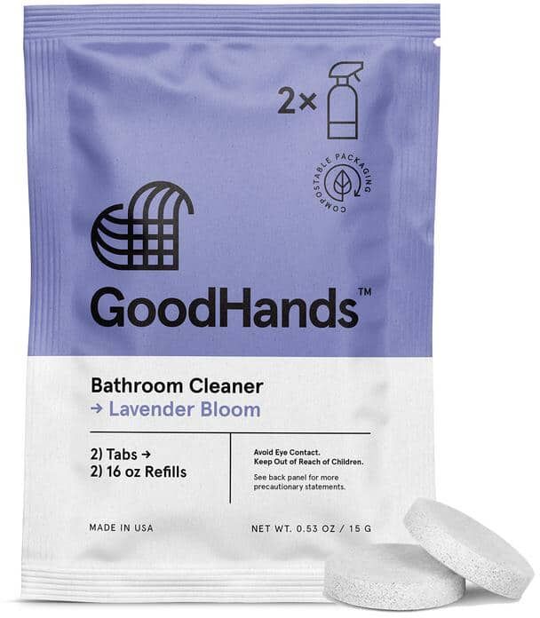 GoodHands 16 oz. Lavender Bloom Scented Bathroom cleaner Tabs (20 Refills)