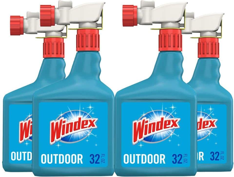 Windex 32 fl. oz. Blue Bottle Outdoor Sprayer (4-Pack)