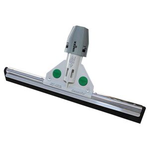 Unger 30 in. Straight Heavy-Duty WaterWand Floor Squeegee with 4 in. Socket and Twin Foam Rubber Blades